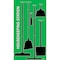 5S Supplies 5S Housekeeping Shadow Board Broom Station Version 3 - Green Board / Black Shadows  With Broom HSB-V3-GREEN-KIT - alternate 1